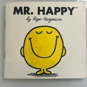 Rare Kids 1986 Mr. Happy book By Roger Hargreaves